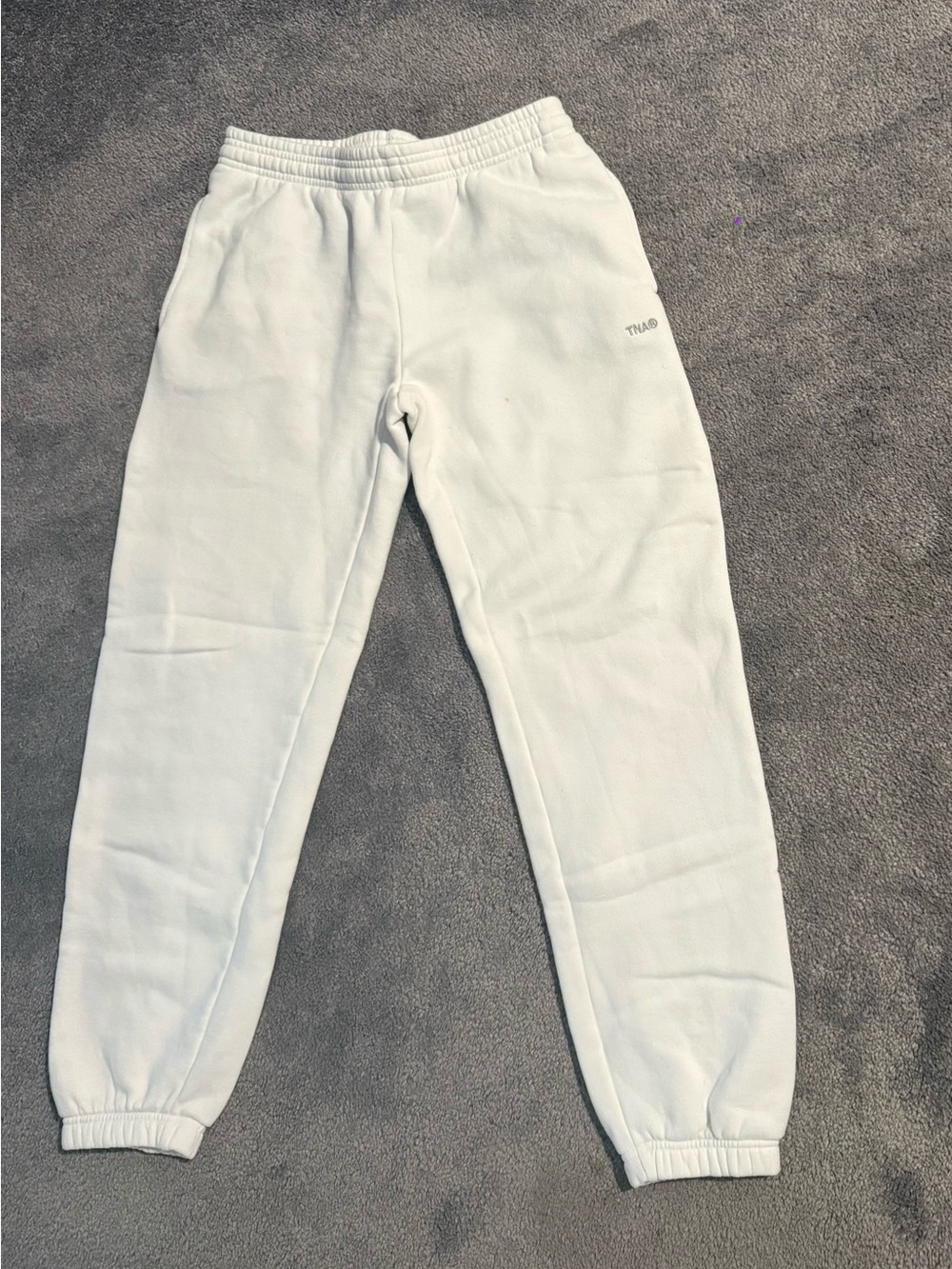 White Fleece Sweatpants - TNA